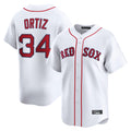 Blandc B.Red Sox #34 David Ortiz Player White Limited Home Game Stitched Jerseys