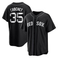 Blandc B.Red Sox #35 Garrett Crochet Player Black Home Game Stitched Jerseys