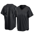 Blandc B.Red Sox #35 Garrett Crochet Player Black T-shirt Home Game Stitched Jerseys