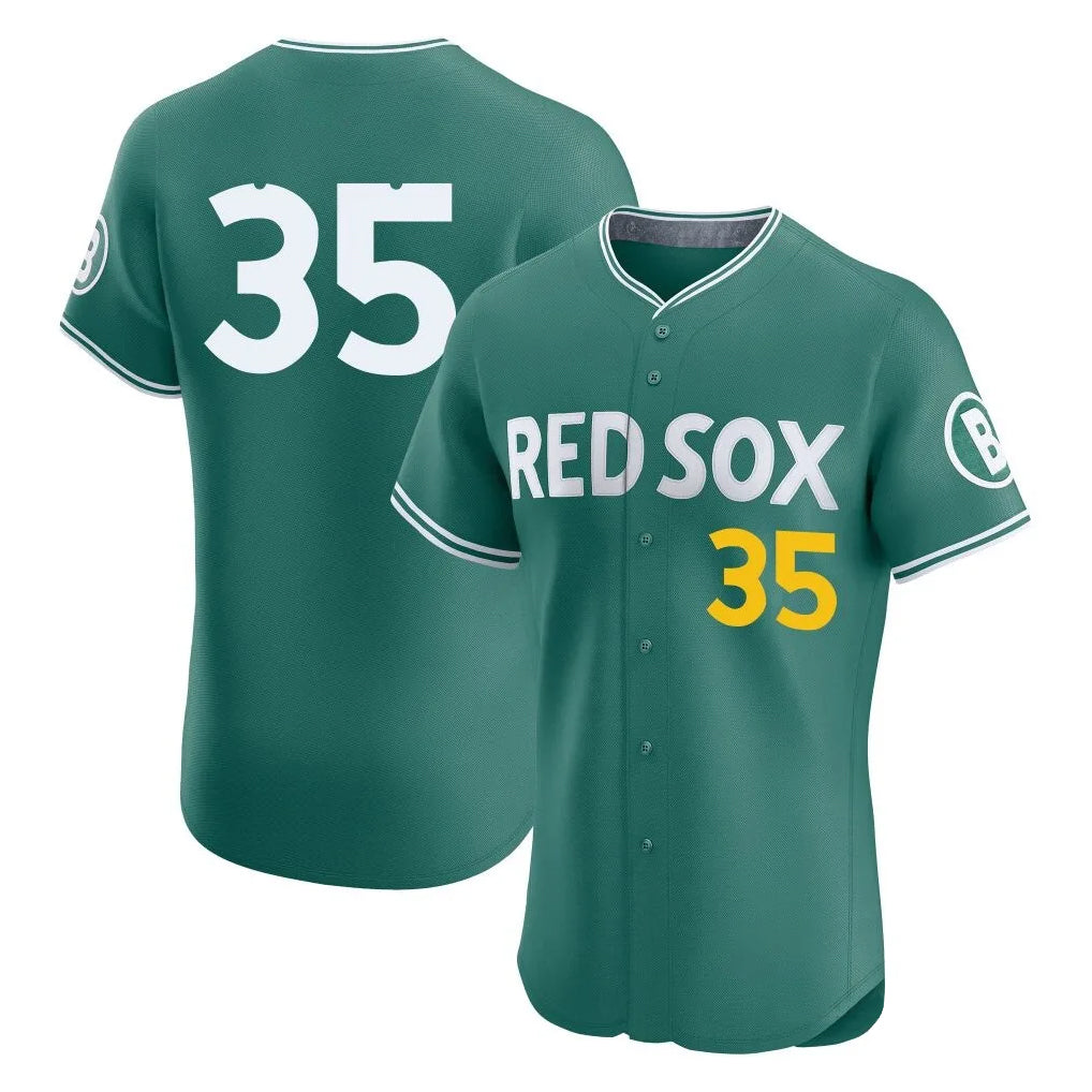 Blandc B.Red Sox #35 Garrett Crochet Player Green City Connect Limited Elite Home Game Stitched Jerseys