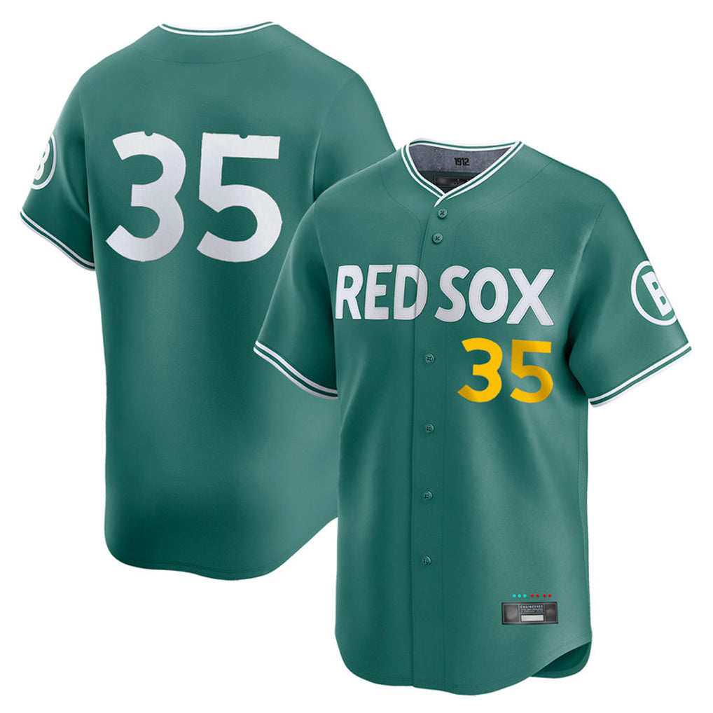Blandc B.Red Sox #35 Garrett Crochet Player Green City Connect Limited Home Game Stitched Jerseys