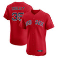 Blandc B.Red Sox #35 Garrett Crochet Player Red Limited Elite Home Game Stitched Jerseys