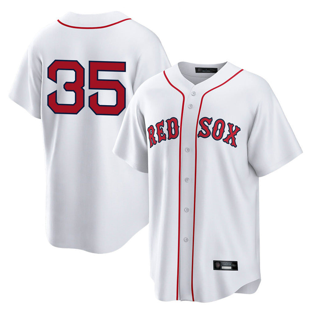 Blandc B.Red Sox #35 Garrett Crochet Player White Home Game Stitched Jerseys