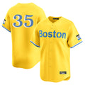 Blandc B.Red Sox #35 Garrett Crochet Player Yellow Limited Home Game Stitched Jerseys