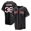 Blandc B.Red Sox #36 Triston Casas Player Black Out Home Game Stitched Jerseys