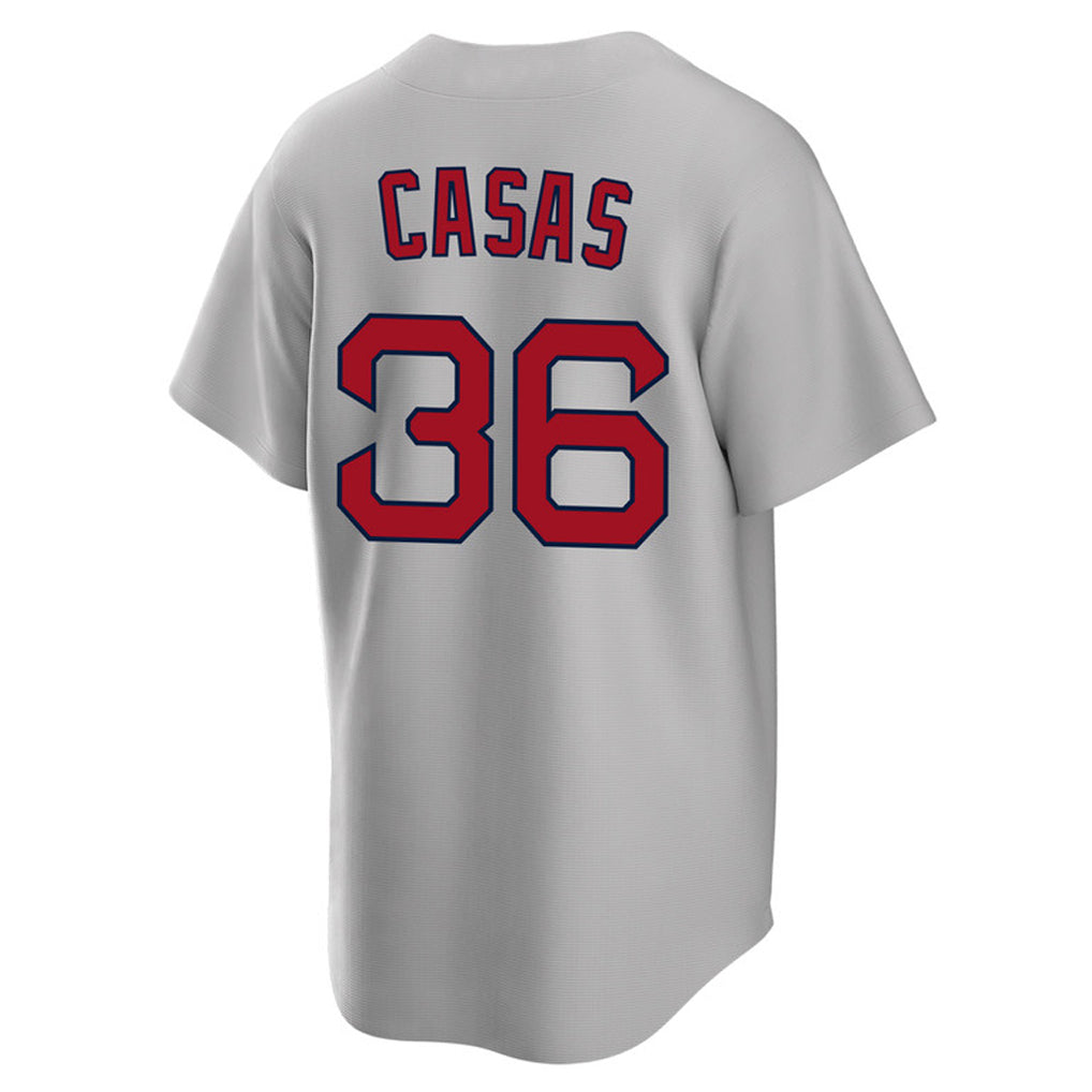 Blandc B.Red Sox #36 Triston Casas Player Gray Road Home Game Stitched Jersey