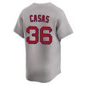 Blandc B.Red Sox #36 Triston Casas Player Gray Road Limited Home Game Stitched Jerseys