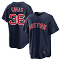 Blandc B.Red Sox #36 Triston Casas Player Navy Home Game Stitched Jersey