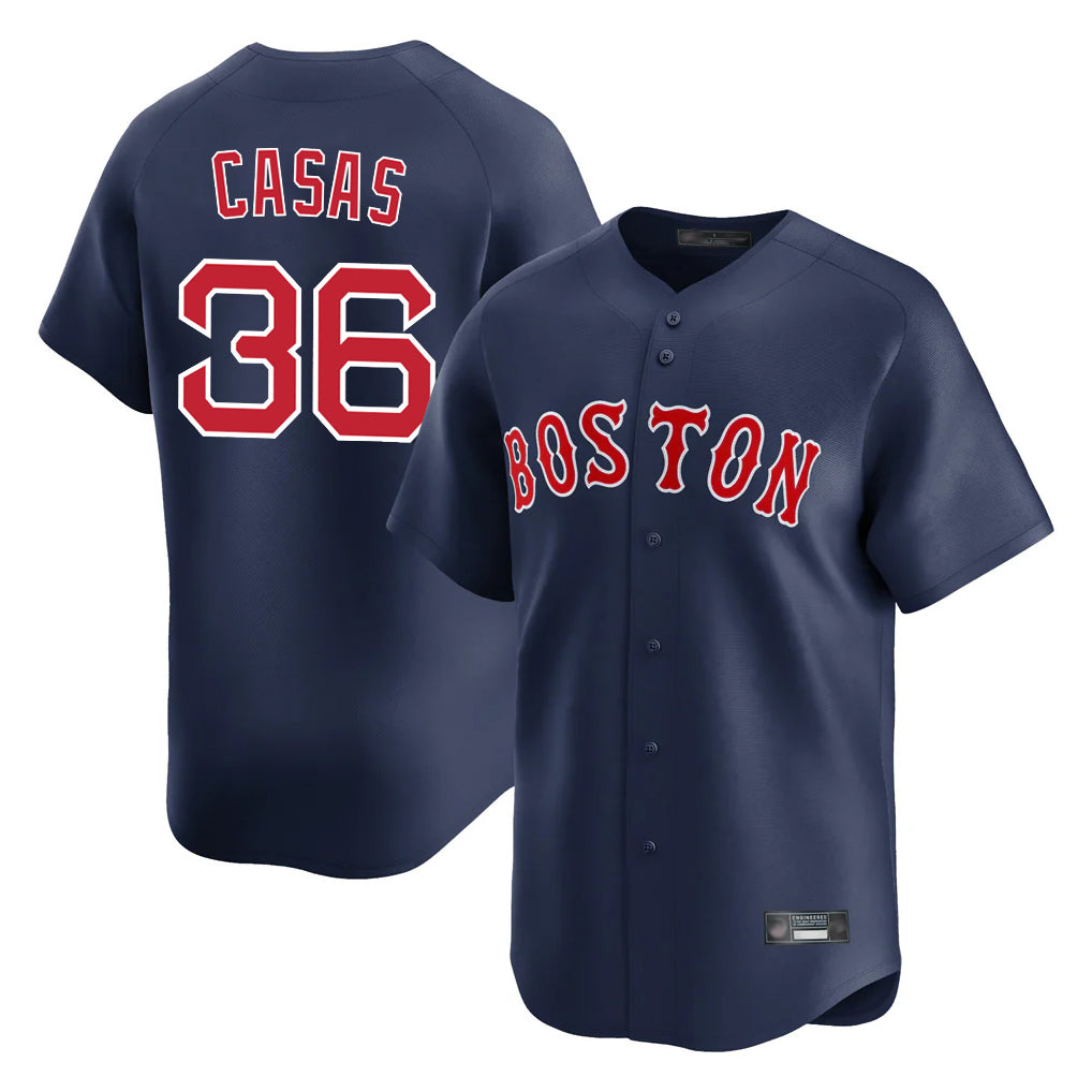 Blandc B.Red Sox #36 Triston Casas Player Navy Limited Home Game Stitched Jersey