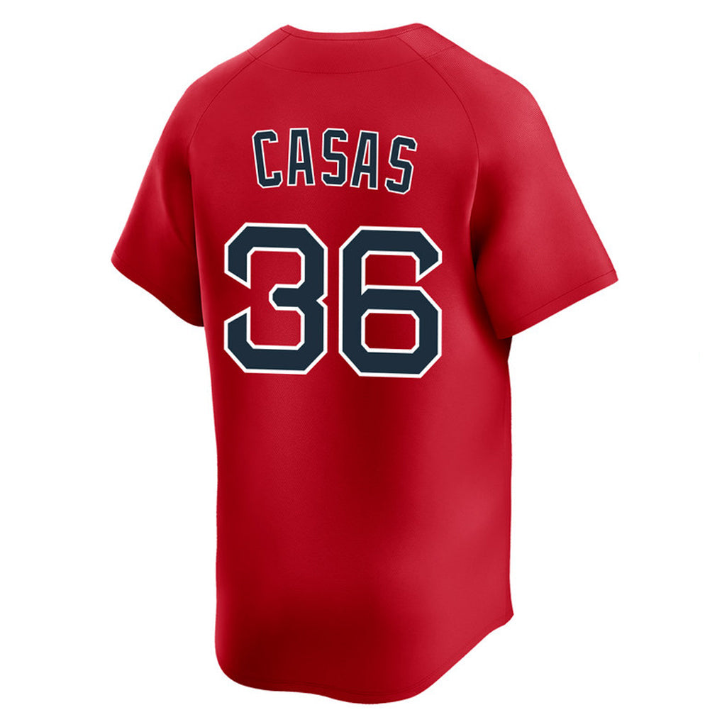 Blandc B.Red Sox #36 Triston Casas Player Red Limited Home Game Stitched Jerseys