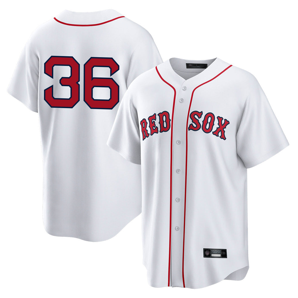 Blandc B.Red Sox #36 Triston Casas Player White Home Game Stitched Jersey