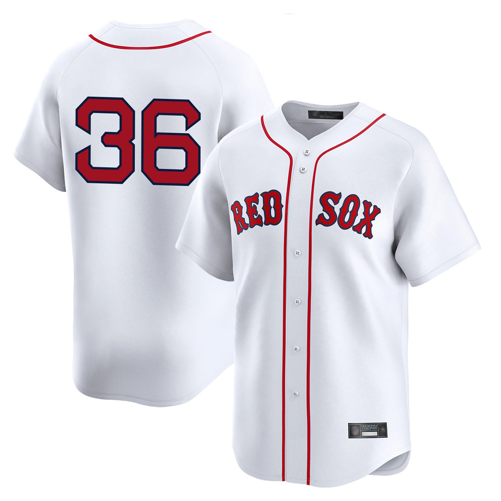 Blandc B.Red Sox #36 Triston Casas Player White Limited Home Game Stitched Jersey