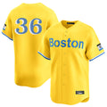 Blandc B.Red Sox #36 Triston Casas Player Yellow Limited Home Game Stitched Jersey