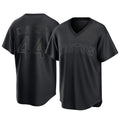 Blandc B.Red Sox #44 Aroldis Chapman Player Black T-shirt Home Game Stitched Jerseys