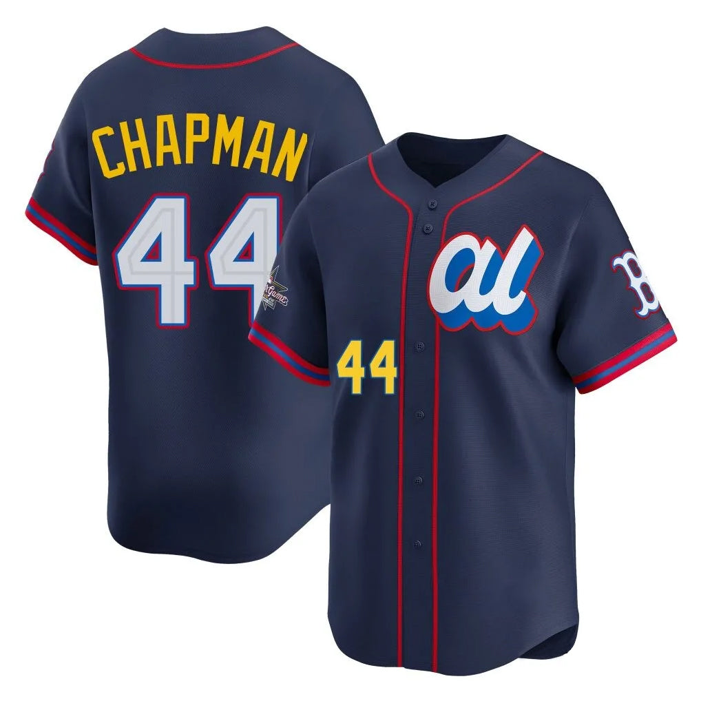Blandc B.Red Sox #44 Aroldis Chapman Player Navy American League All-Star Edition Game Stitched Jerseys