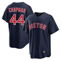 Blandc B.Red Sox #44 Aroldis Chapman Player Navy Home Game Stitched Jerseys