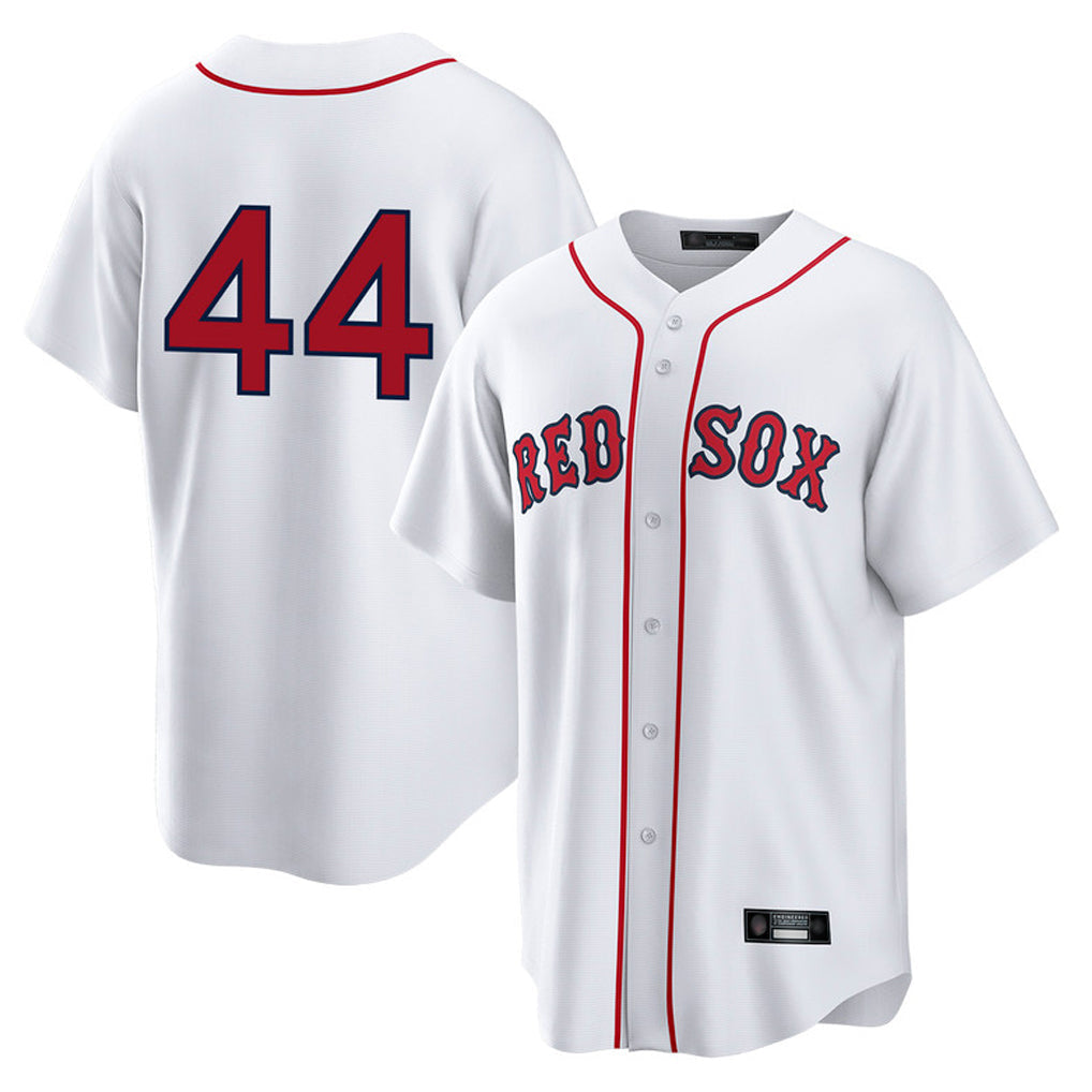 Blandc B.Red Sox #44 Aroldis Chapman Player White Home Game Stitched Jerseys