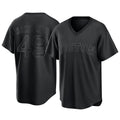 Blandc B.Red Sox #49 Tim Wakefield Player Black T-shirt Home Game Stitched Jerseys