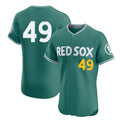 Blandc B.Red Sox #49 Tim Wakefield Player Green City Connect Limited Elite Home Game Stitched Jerseys