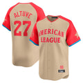 Blandc H.Astros #27 Jose Altuve Player Cream American League All-Star Game Limited Stitched Jerseys