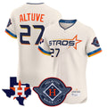 Blandc H.Astros #27 Jose Altuve Player Cream City Connect Texas Patch Vapor Premier Limited Elite Home Stitched Jerseys
