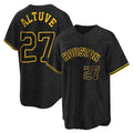 Blandc H.Astros #27 Jose Altuve Player Snake Skin City Home Game Stitched Jerseys