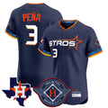 Blandc H.Astros #3 Jeremy Pe?a Player Navy City Connect Texas Patch Vapor Premier Limited Elite Home Stitched Jerseys