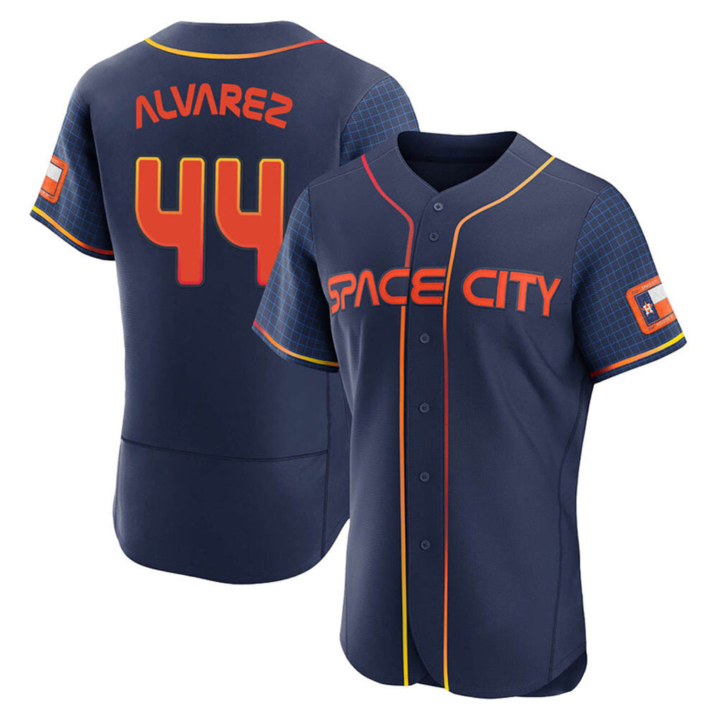 Blandc H.Astros #44 Yordan Alvarez Player Navy City Connect Limited Elite Home Stitched Jerseys