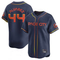 Blandc H.Astros #44 Yordan Alvarez Player Navy City Connect Limited Home Game Stitched Jerseys