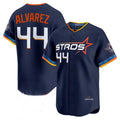Blandc H.Astros #44 Yordan Alvarez Player Navy City Connect Limited Home Stitched Jerseys