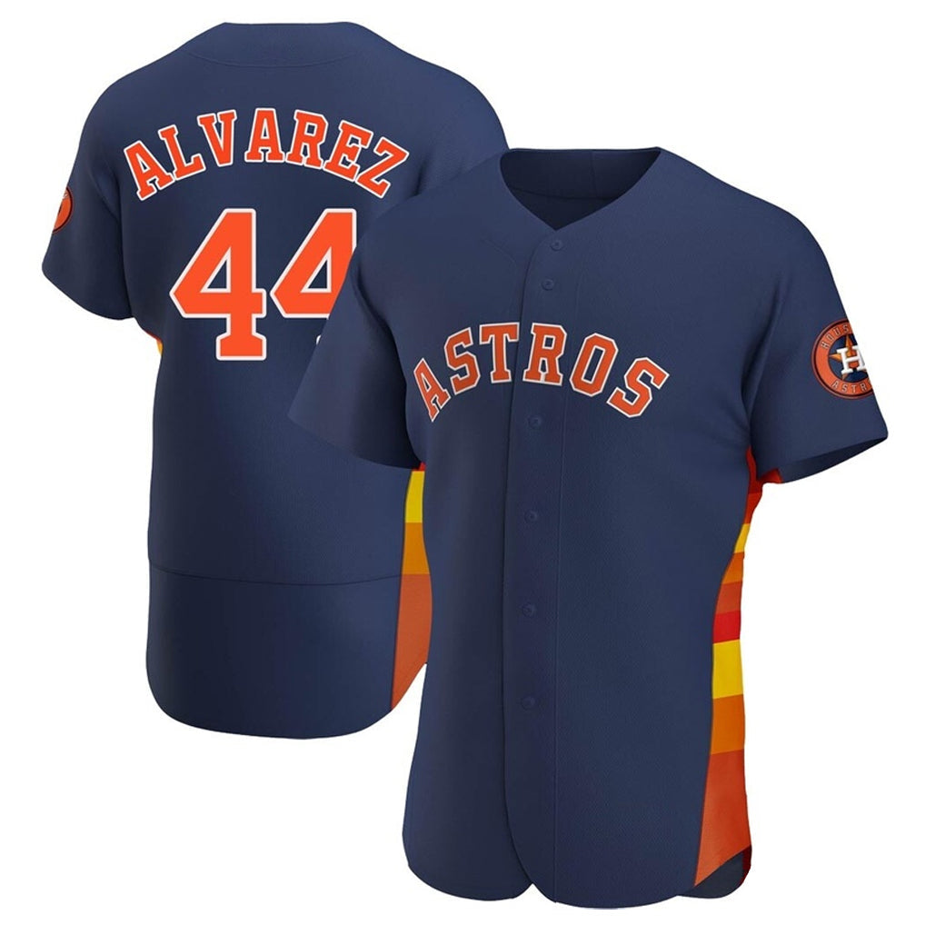 Blandc H.Astros #44 Yordan Alvarez Player Navy Limited Elite Home Stitched Jerseys