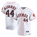 Blandc H.Astros #44 Yordan Alvarez Player White Home Limited Stitched Jerseys
