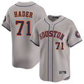 Blandc H.Astros #71 Josh Hader Player Gray Home Limited Stitched Jerseys