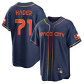 Blandc H.Astros #71 Josh Hader Player Navy City Connect Home Game Stitched Jerseys