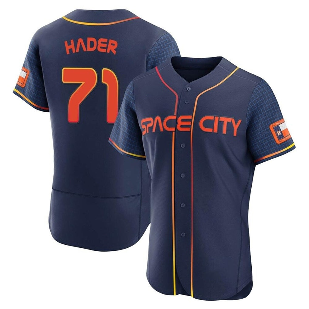 Blandc H.Astros #71 Josh Hader Player Navy City Connect Limited Elite Home Stitched Jerseys