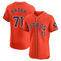 Blandc H.Astros #71 Josh Hader Player Orange Home Limited Elite Stitched Jerseys