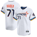 Blandc H.Astros #71 Josh Hader Player White City Connect Limited Home Stitched Jerseys
