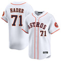 Blandc H.Astros #71 Josh Hader Player White Home Limited Stitched Jerseys