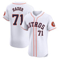 Blandc H.Astros #71 Josh Hader Player White Limited Elite Home Stitched Jerseys