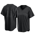 Blandc KC.Royals #13 Salvador Perez Player Black Fashion Game Stitched Jerseys