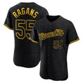 Blandc KC.Royals #55 Cole Ragans Player Black Snake Skin City Limited Elite Stitched Jerseys