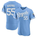 Blandc KC.Royals #55 Cole Ragans Player Light Blue Alt Limited Elite Home Stitched Jerseys
