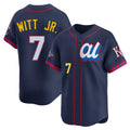 Blandc KC.Royals #7 Bobby Witt Jr. Player Navy Limited American League All-Star Edition Stitched Jerseys