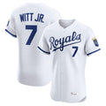 Blandc KC.Royals #7 Bobby Witt Jr. Player White Alt Limited Elite Home Stitched Jerseys