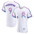 Blandc KC.Royals #9 Vinnie Pasquantino Player White 2026 City Connect Limited Elite Home Stitched Jerseys
