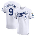 Blandc KC.Royals #9 Vinnie Pasquantino Player White Alt Limited Elite Home Stitched Jerseys