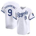 Blandc KC.Royals #9 Vinnie Pasquantino Player White Alt Limited Home Stitched Jerseys