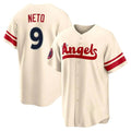 Blandc LA.Angels #9 Zach Neto Player Cream City Connect Home Stitched Jerseys