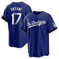Blandc LA.Dodgers #17 Shohei Ohtani Player Royal City Connect Home Game Stitched Jerseys