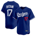 Blandc LA.Dodgers #17 Shohei Ohtani Player Royal Limited Home Stitched Jerseys